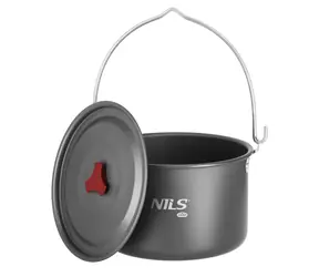 NILS Camp NC17117 Campingtopf mit Deckel, 4 l