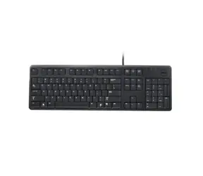 DELL Tastatur Standard/Quietkey/Qwerty/US/International/USB/kabelgebunden/Schwarz