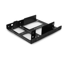 Axagon RHD-225, Metallrahmen für 2x 2,5" HDD/SSD im 3,5" Slot, Lüftermontage