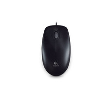 Logitech B100 schwarz / Kabelgebundene optische Maus / USB