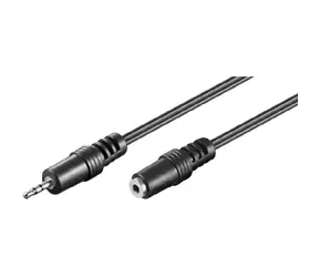 PremiumCord Verlängerungskabel Klinke 2,5 mm - Klinke 2,5 mm M/F 2 m 