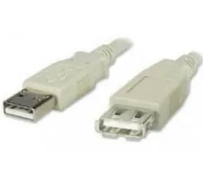 PremiumCord USB 2.0-Verlängerungskabel, AA / 20 cm