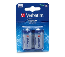 Verbatim Batterie C Alkaline / 1,5 V / 2 Stück / Blister