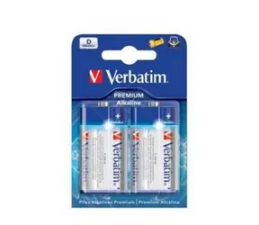 Verbatim -Batterien D Alkaline 2 Stück / 1,5 V / Blister