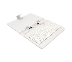 Airen AiTab Leather Case 1 Hülle für 7" Tablet weiß / mit USB-Tastatur / CZ / SK