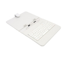Airen AiTab Leather Case 2 Ledertasche für 8" Tablet weiß / mit USB-Tastatur / CZ / SK 