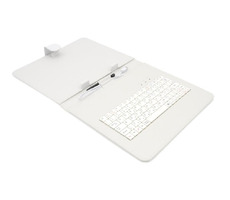 Airen AiTab Leather Case 3 Ledertasche für 9,7" Tablet weiß / mit USB-Tastatur / CZ / SK