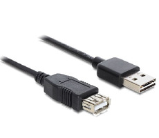 DeLock Verlängerungskabel Easy USB 2.0 A Stecker > USB 2.0 A Buchse / 1 m