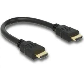 DeLock Kabel High Speed HDMI Ethernet - A Stecker/Stecker / 25 cm