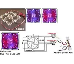 Thermaltake A1556 / FAN GRILL CoolMOD / Glühgrill