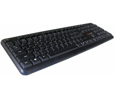 C-tech KB-102 schlanke Tastatur schwarz / CZ SK / USB