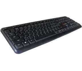 C-tech KB-102 schlanke Tastatur schwarz / CZ SK / USB