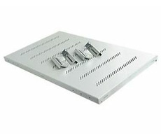 Triton Regal mit Perforation 1HE/550mm (RAB- UP-550-H4) schwarz / max. Tragkraft 150kg