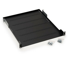 Triton Regal mit Perforation 1HE/650mm / max. Tragkraft 150kg / schwarz