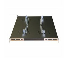 Triton Regal mit Perforation 1HE/550mm (RAB- UP-550-A4) schwarz / Tragkraft 80kg