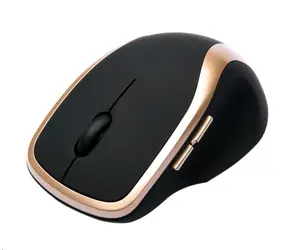 Connect IT WM2200 Gold / Kabellose Lasermaus / 1000 DPI / 5 Tasten / 2,4 GHz / 2xAAA 