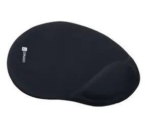 Connect IT Mauspad mit Handballenauflage aus Memory-Schaum schwarz