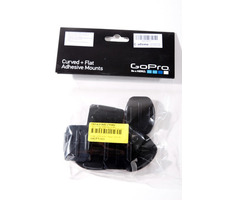 GoPro HERO Klebehalterungen / gerade + gebogen / HERO 2 / HERO 3 und 3+ / HERO 4 / Schwarz