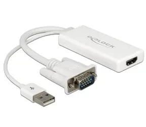 DeLock VGA zu HDMI Adapter mit Audio