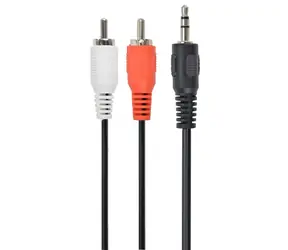 Gembird Audiokabel Klinke 3,5 mm Stecker <->2x RCA CINCH Stecker 1,5 m