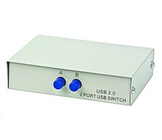 Gembird manueller USB-Datenschalter für 2 Geräte