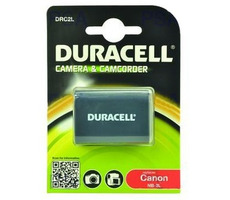 Duracell Akku - DRC2L für Canon NB-2L / schwarz / 650 mAh / 7,4 V
