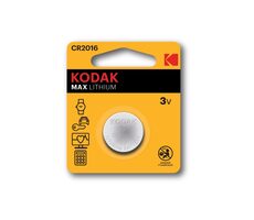 Kodak ULTRA kleine Lithiumbatterien CR2016 / 1 Stück / Blister