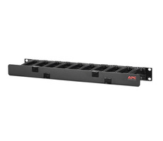 APC Horizontaler Kabelmanager / 1U x 4" tief / einseitig mit Abdeckung