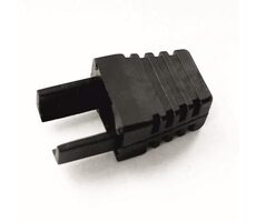 DATACOM Schutz für RJ45 Stecker mit Aussparung schwarz