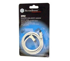 Silverstone SST-CP02 / Serial ATA II-Kabel / 90-Grad-Stecker / 50 cm