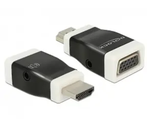 DeLock Adapter HDMI-A Stecker > VGA Buchse mit Audio