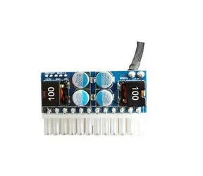 Eurocase DC/ DC Wandler (in 12V/out ATX) 150W Pico-Netzteil / 24pin / 4pin / Molex / SATA / eff. 92+