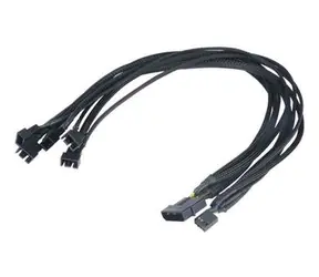 Akasa FLEXA FP5 / Kabel zur Synchronisierung von 5 Lüftern mit MB / 5 x 4pin PWM / 45cm