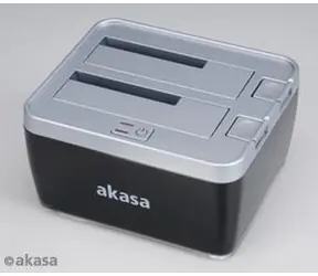 Akasa AK-DK02U3-EU DuoDock / Dockingstation für 2x 2,5" oder 2x 3,5 HDD