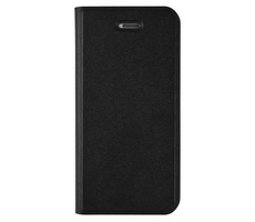 Azuri Ultradünnes Flip Case für Apple iPhone 5 und 5S / Standfunktion / Schwarz