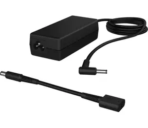 HP 65 W SMART AC-Adapter (4,5 mm) + Reduzierung auf 7,4 mm
