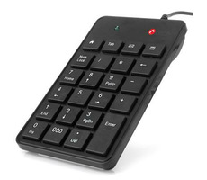 C-tech KBN-01 numerische Tastatur / 23 Tasten / USB / schlank / schwarz