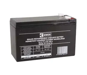 Emos Wartungsfreie Blei-Säure-Batterie 12V 7,2Ah (Faston 6,3 mm)