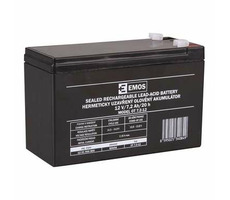 Emos Wartungsfreie Blei-Säure-Batterie 12V 7,2Ah (Faston 4,7 mm)