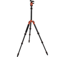 Rollei Compact Traveller No 1 Carbon orange / Traglast 8kg / Ausgefahren 142 cm / Carbon