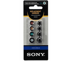 Sony Ersatz-Silikonspitzen für In-Ear-Kopfhörer / 4 verschiedene Größen / Schwarz