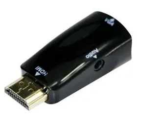 C-tech Kabel HDMI zu VGA + Audio MF / Schwarz