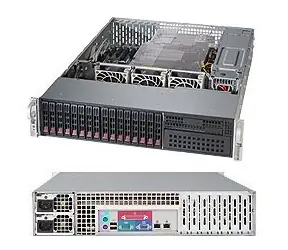 SuperMicro 2U Server (SYS-2028R-C1R4+) / 2x LGA 2011-3 / iC612 / 24x DDR4 ECC R / 8x SAS3+8x SATA3 HS (2,5") / 2x 920W