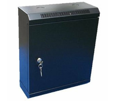 DATACOM 10" einteiliges Rack 12U 140 schwarz / Metalltür