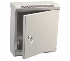 DATACOM 10" einteiliges Rack 4U 140 (Metalltür) grau