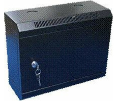 DATACOM 10" Rack einteilig 6U 140 schwarz / Metalltür