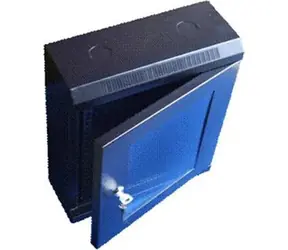 DATACOM 10" Rack einteilig 9U 140 schwarz / Glastür
