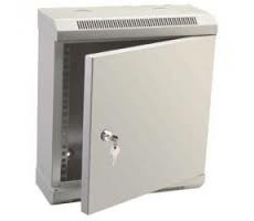 DATACOM 10" einteiliges Rack 9U 280 (Metalltür) grau 
