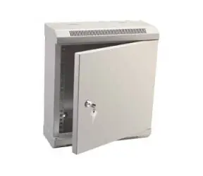 DATACOM 10" einteiliges Rack 9U 280 (Metalltür) grau 
