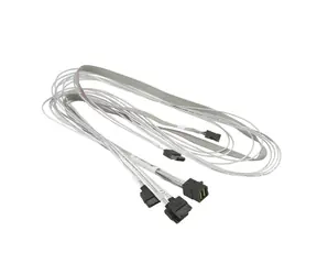 SuperMicro CBL-SAST-0556 / SAS3 Cable SFF-8643 (Mini-SAS-HD) auf 4 x SATA mit Seitenbandsignalen 75-90 cm